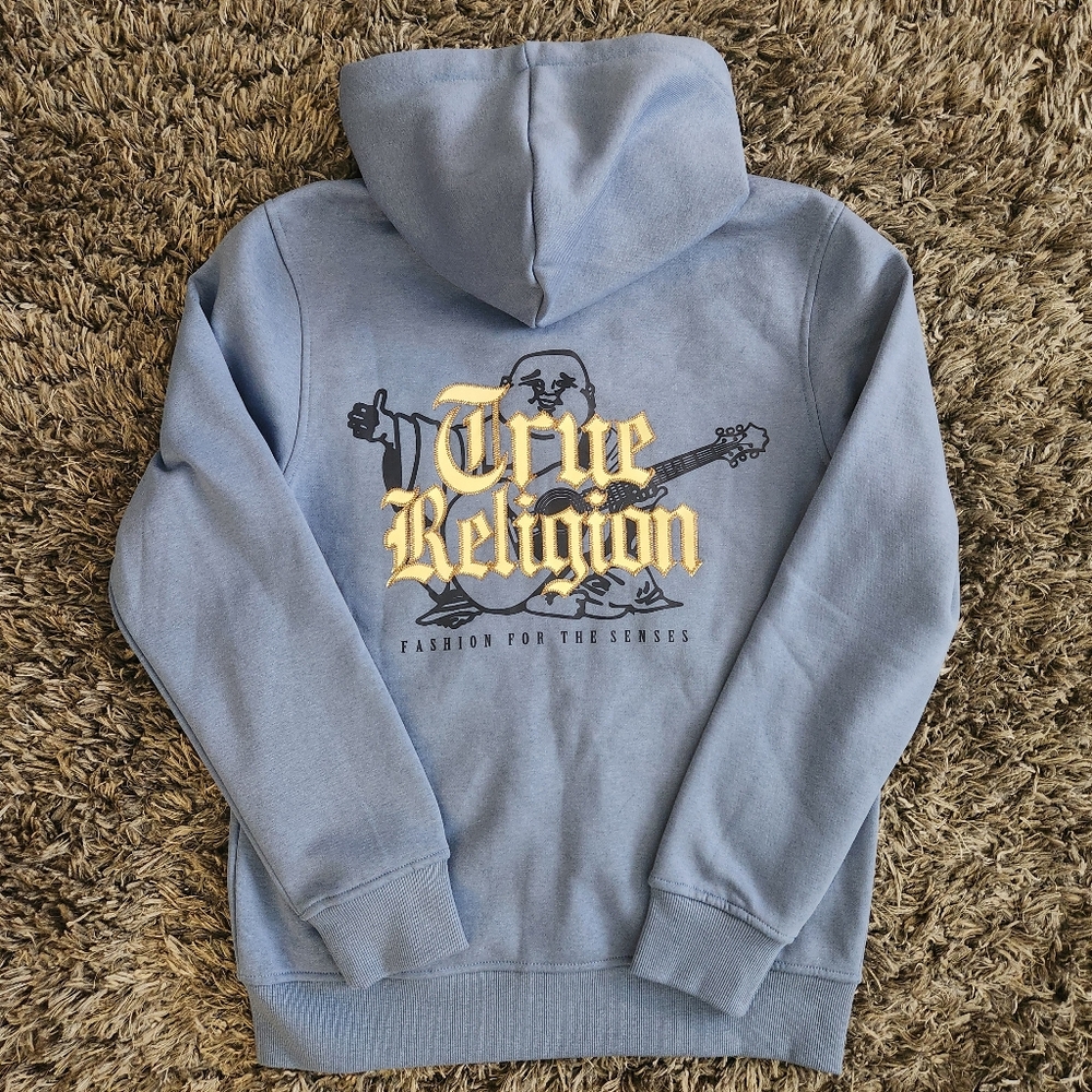 True Religion Zip Hoodie Mens Small New With Tags